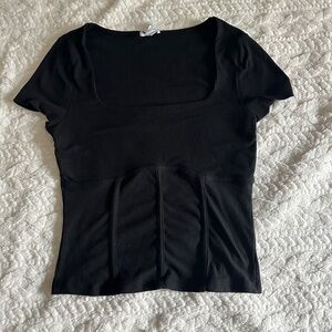 Love wish black Short Sleeve Top